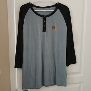 10 tree 3/4 sleeve henley
